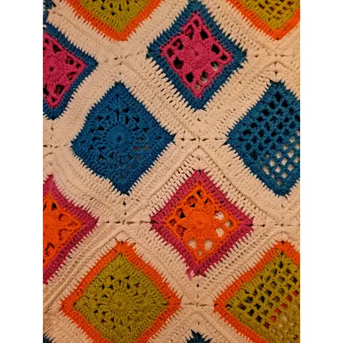 Hand Made Granny Square Patchwork Sweater