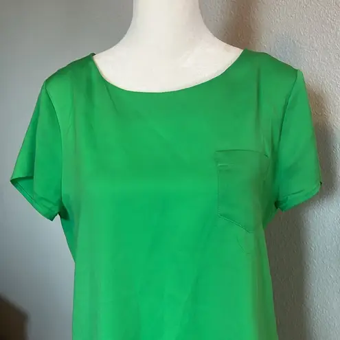 JCrew Factory Short Sleeve Blouse Green Size XS
