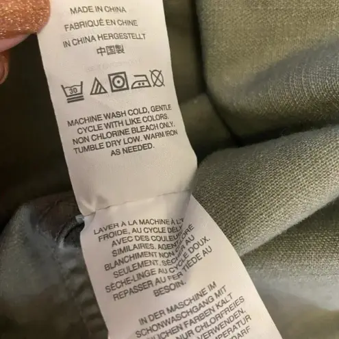 J Crew Camo Utility Shirt‎ 90s Jacket Womens Green Camouflage Size XS