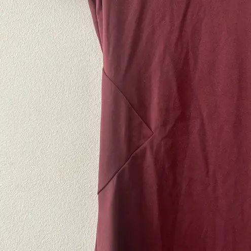 Buffbunny Fall Freely Short Sleeve Burgundy Athletic Dress Sz S