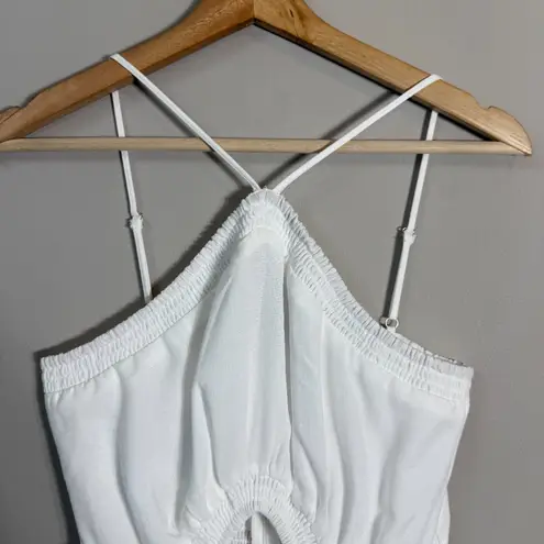 Petal and Pup Madi Maxi Dress Womens Small White Sleeveless Cut Out Flowy Boho NWT