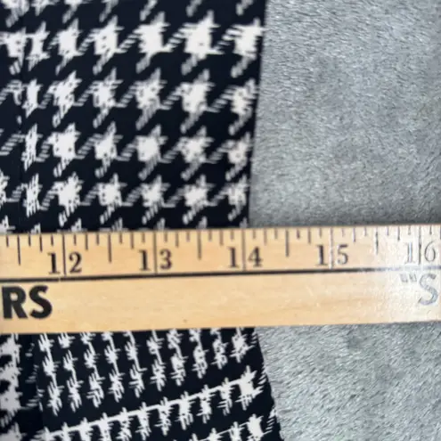 J. McLaughlin Dress Scuba Houndstooth Sleeveless Career Party Fitted Size Small