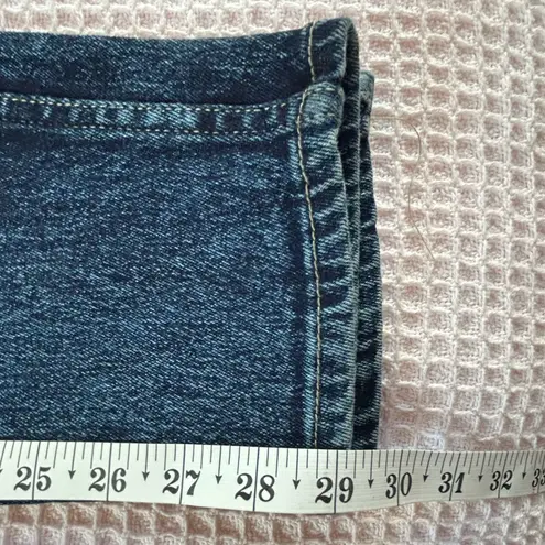 Vintage 80s 90s deadstock dark acidwash highwaist mom jeans tappered stretch 10