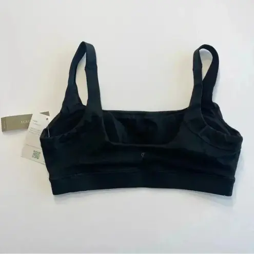 J.Crew  CloudStretch scoopneck sports bra Black NWT XS