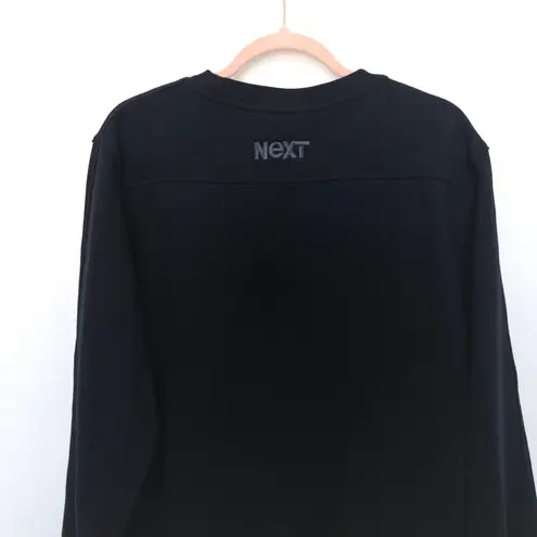 Richer Poorer Womens Sweatshirt Size M Black Crewneck Athleisure Minimal Casual Size M