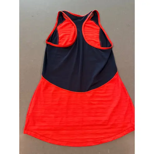 Athleta  Active Tank Top Racerback Coral Pink‎ Black Athletic Workout XS