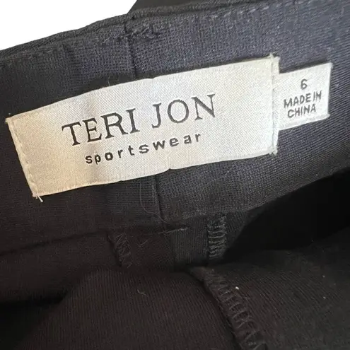 Teri Jon Black Slim Fit Dress Pants Size 6 Women’s Career Wear