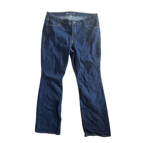 Old Navy  Dark Wash Midrise Wow Bootcut Jeans Size 16 Short