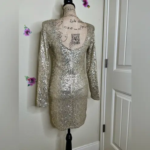 Here Comes the Sun Sequins Cocktail Dress