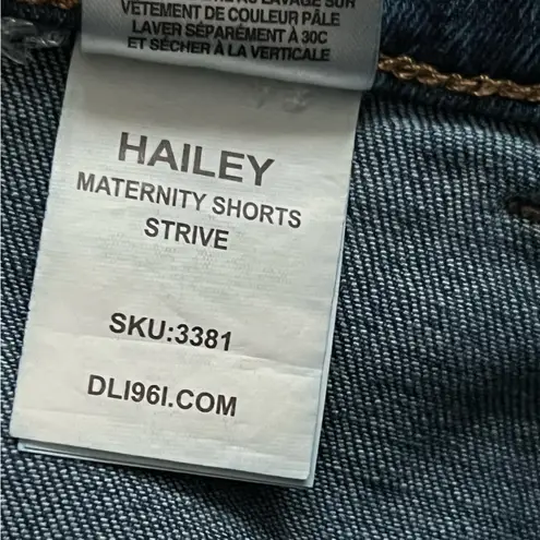 DL1961  Hailey Maternity Under Belly Shorts | Dark Wash Strive | 28