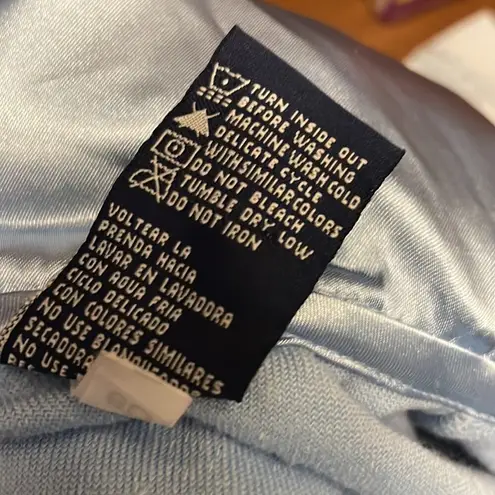 Y2K Baby blue tracksuit satin Terrycloth Size XL