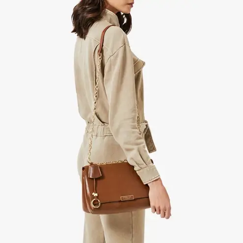 Radley London Mill Bay Medium Flapover Crossbody Bag in Tortoise Brown