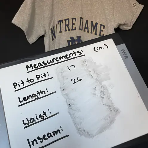 The Cotton Exchange Notre Dame Gray T-Shirt By women's size small casual top