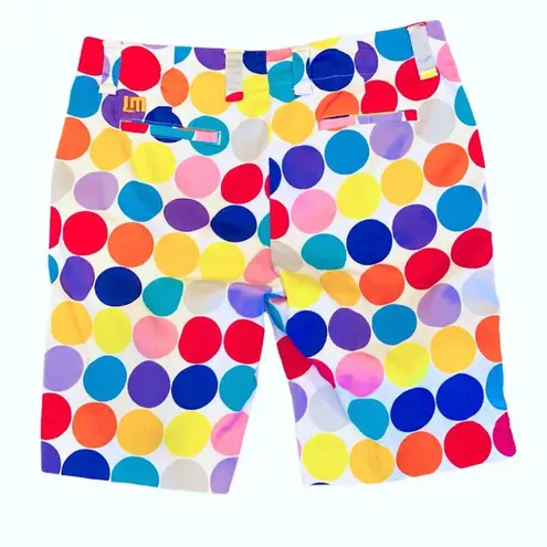 Loudmouth Golf Disco Shorts Bermuda Multicolor Dots 8