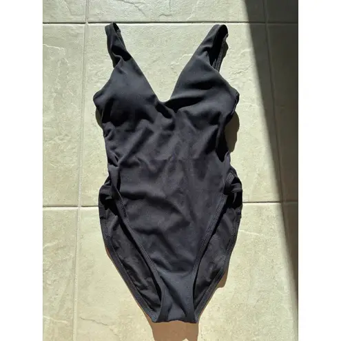 Becca One Piece Swimsuit Womens Medium Black Swim Resort Beach Coastal Travel - Image 3