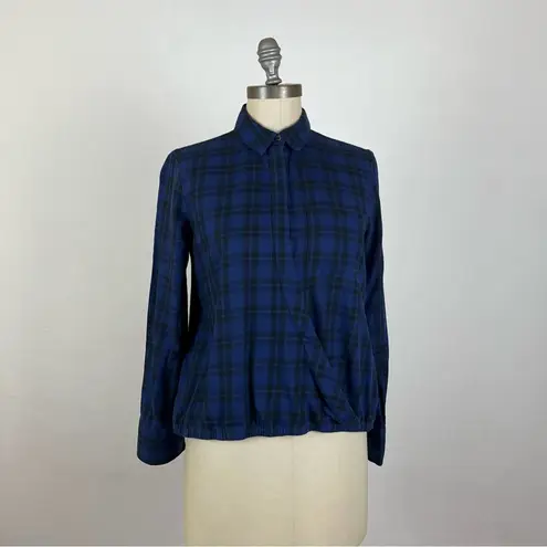 Madewell  Wrap Front Shirt in Arion Plaid