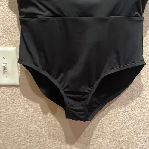 ANDIE  Mykonos Women’s Black One Piece Plunge Swimsuit Size Large