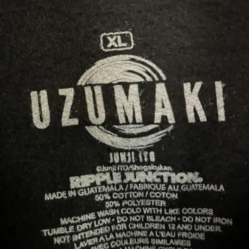 Junji Ito Uzimaki Chapter 3 The Scar Horror Hoodie Size Extra Large - Image 4