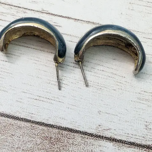 Vintage Earrings For Pierced Ears Dark Teal