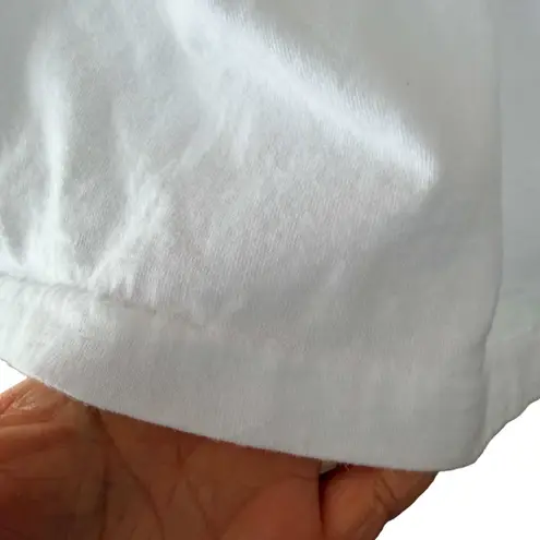 Vintage 1995 Soccer Graphic Tee White Cotton Medium 90s Retro Sports USA