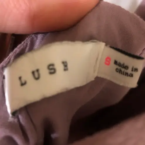 Lush Clothing Lush Purple Halter Sundress with double front slits for Cocktail Nights or vacay