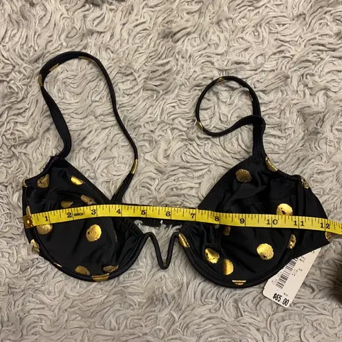 La Blanca Vintage Bikini Top 90s Polkadot Swimsuit Swim S Small M Medium New