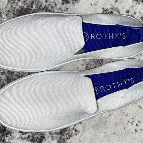 Rothy's The Original Slip On Sneaker in Bright White | Size 7