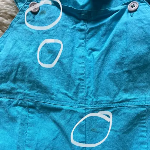 70s Vintage le tigre painters bib overalls artist blue overalls