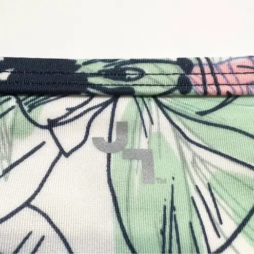 JoyLab Lace Up Hipster Bikini Bottom Navy Blue Floral NWOT XS