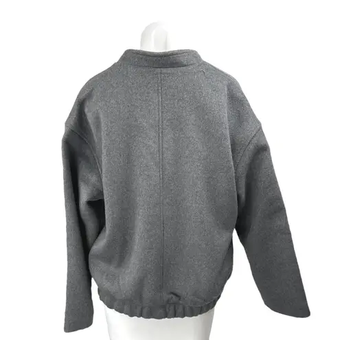 Abercrombie & Fitch  Women's Black Long Sleeve Oversized Bomber Jacket Size M