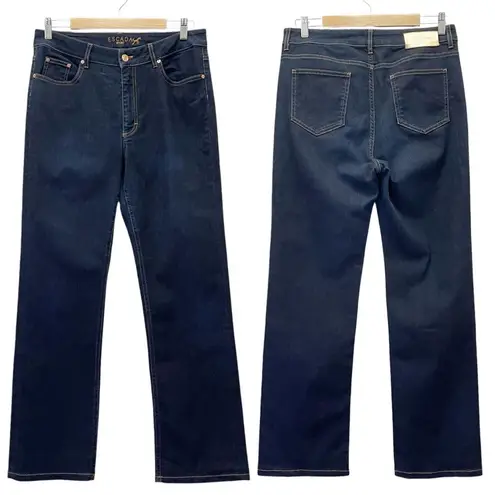 Escada Sport Straight Leg Jeans Dark Rinse Wash Size EU 42 | US 14 Designer Luxe Blue