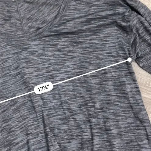 Lululemon  grey space dye long sleeve tee