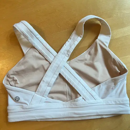 Lululemon sports bra white