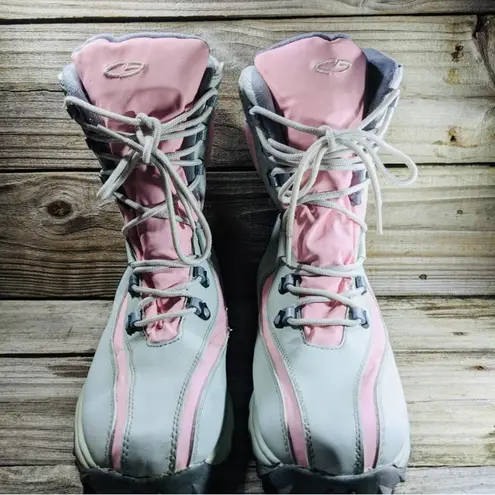 Champion  Mens / women snow boots pink and gray size 11