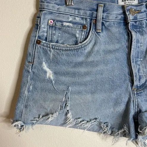 AGOLDE  Parker vintage cut off shorts in swamp meet size 28