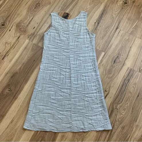 Habitat Gray and White Sleeveless Midi Sundress Size S. Transitional Fall