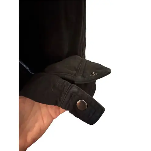 Michael Stars Women's Hooded Jacket Black Size M Casual Long Sleeve