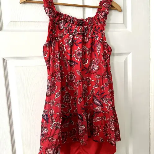 Maurice's NWT  Babydoll Floral Tiered Blouse Sz L