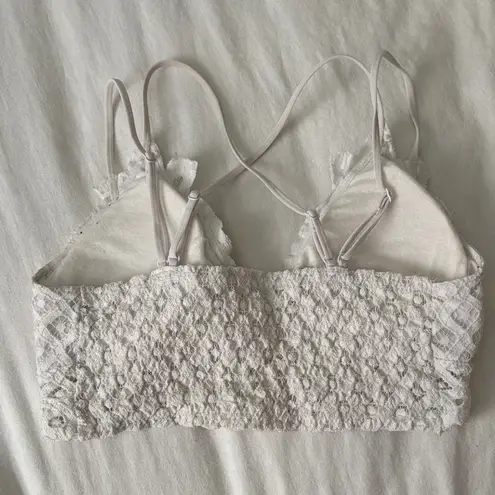 Cherish White Lace Bralette