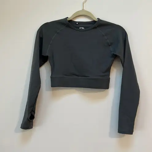 AYBL Core Long Sleeve Crop Top Size Small