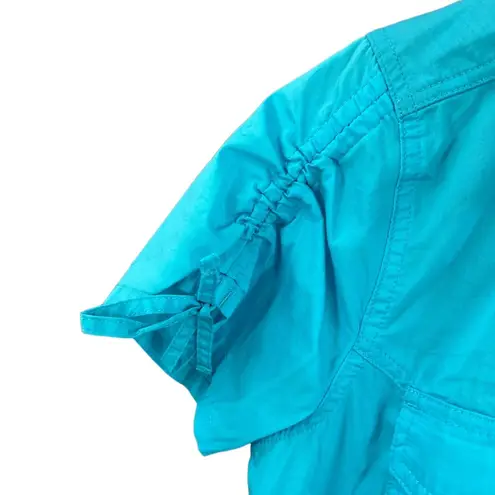 Gramicci Women's Small Turquoise Button