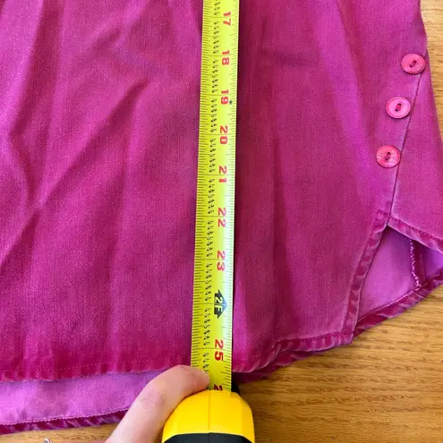 Soft Surroundings  Tunic Size XS  Pink  Magenta V-Neck Blouse Top Shirt