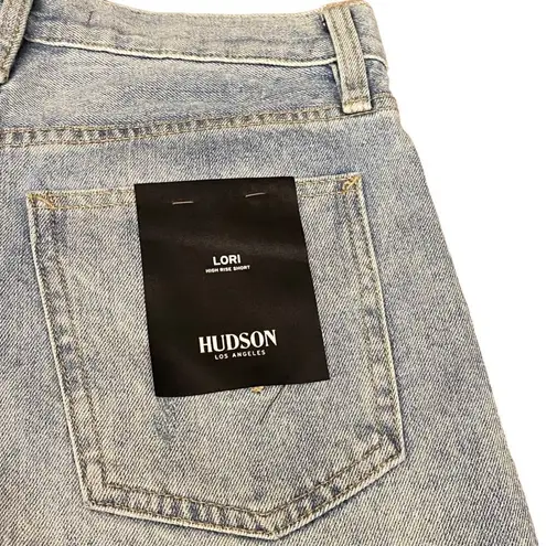 Hudson NEW  Lori High Rise Jean Shorts in Blue Size 24