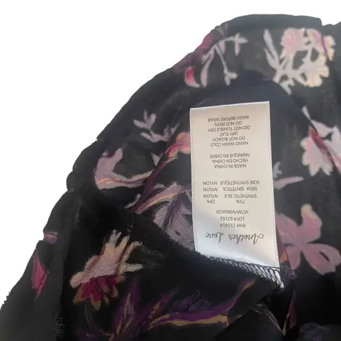 Another Love S Burn Out Velvet Dark Romantic Witchy Vampire Grunge Floral Top Black