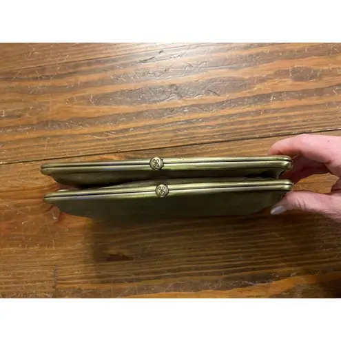 Hobo International HOBO Metallic Gold Lauren Clutch Wallet