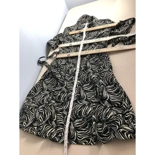 Shelby & Palmer Women Dress 6 Whimsigoth Belted Short Sleeve Fairy Core Mob Wife