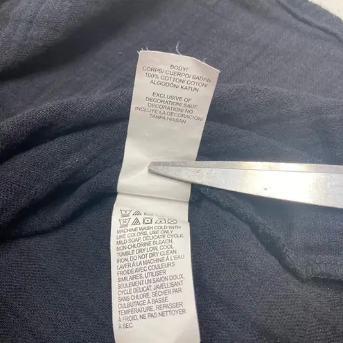 Lucky Brand  Women’s Black & White Crepe Embroidered Dress Size XS‎ Fiesta