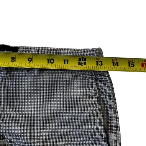 Massimo Fabbro Black & White Plaid Leggings w/ Pockets Women Sz 4 | 61