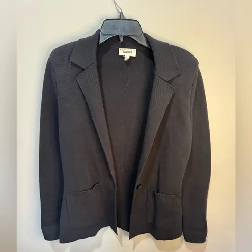 L'Agence Lacey Knit Blazer Sz Small Black