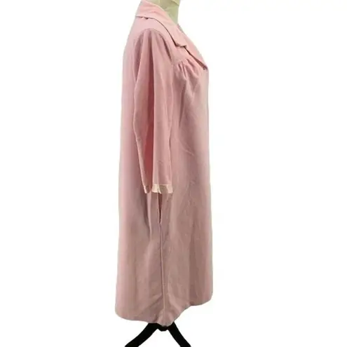 Vanity Fair Vintage Robe Pink House Coat Size Large